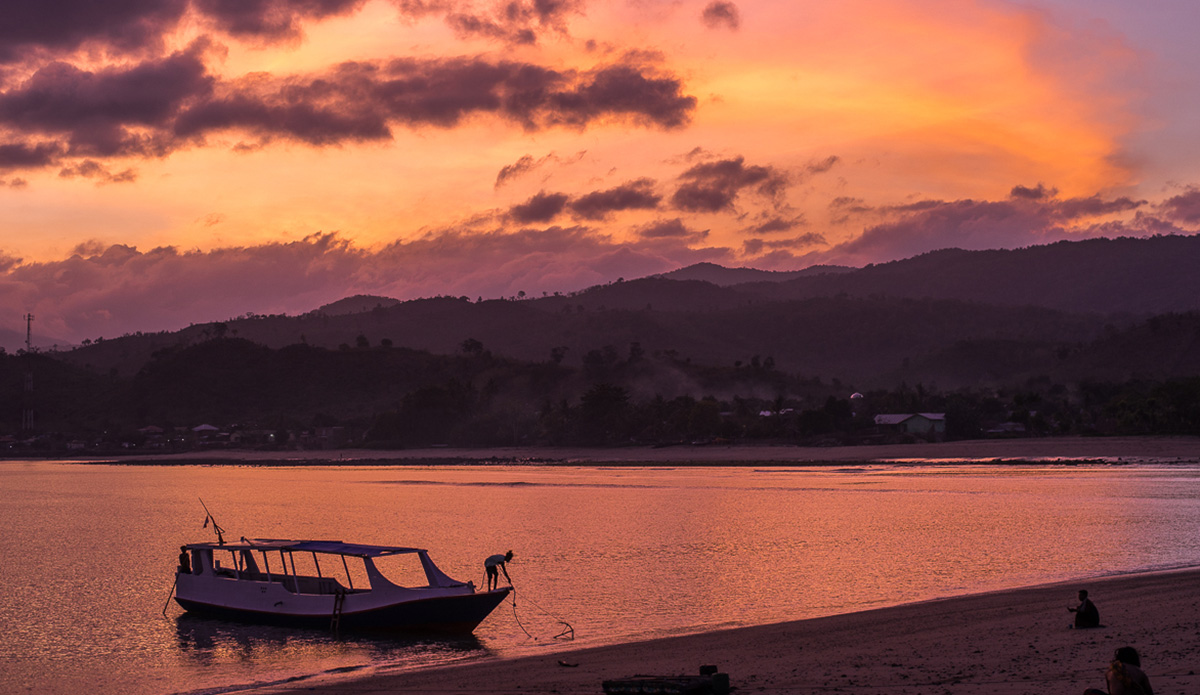 Boating out to sea as the sun rises has to be the most peaceful morning commute. Photo: Austin Robertson