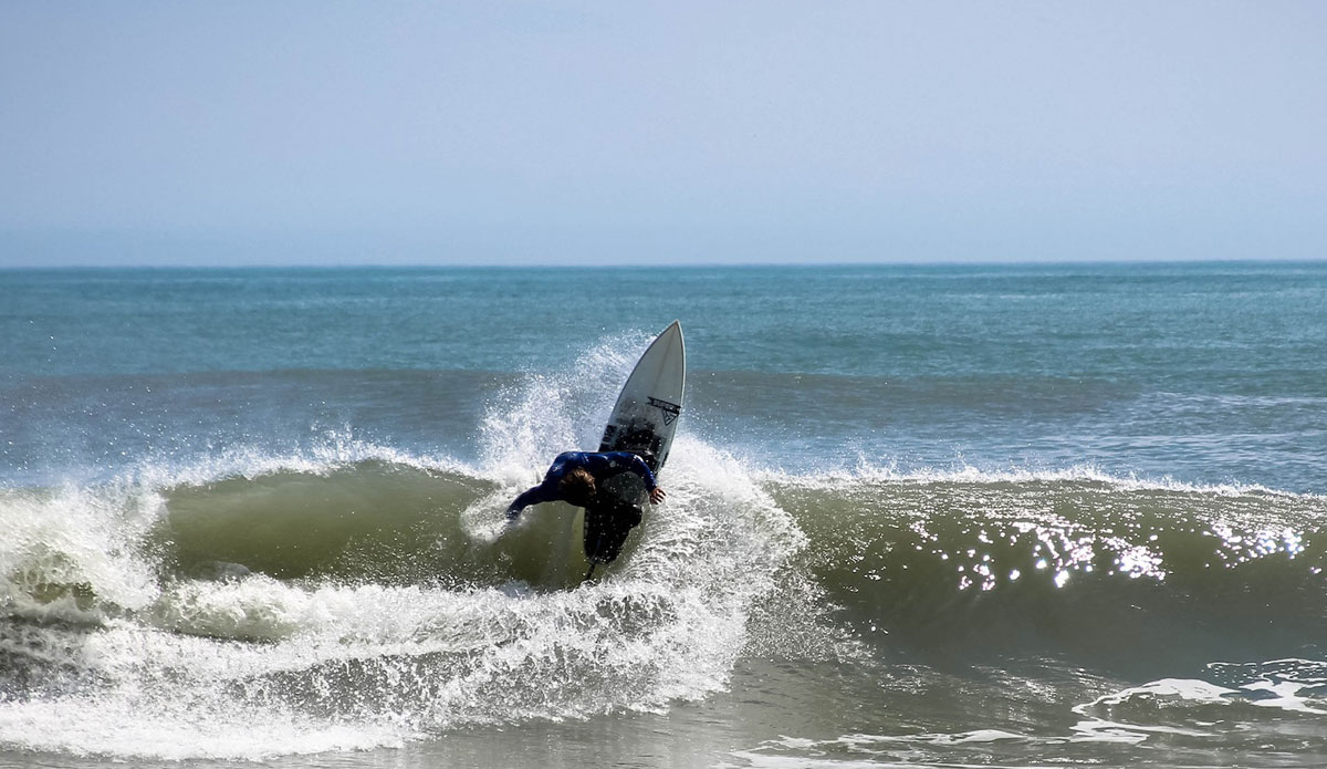 Outer Banks master lensman Matt Lusk finds himself on the other side of the shot. Photo: John Streit