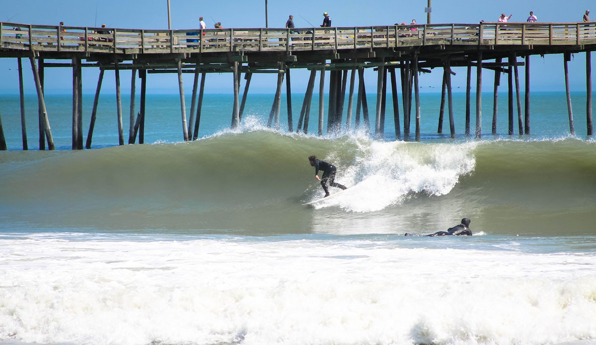 #1 Noah Snyder drives through a classic Avalon pit. Photo: John Streit