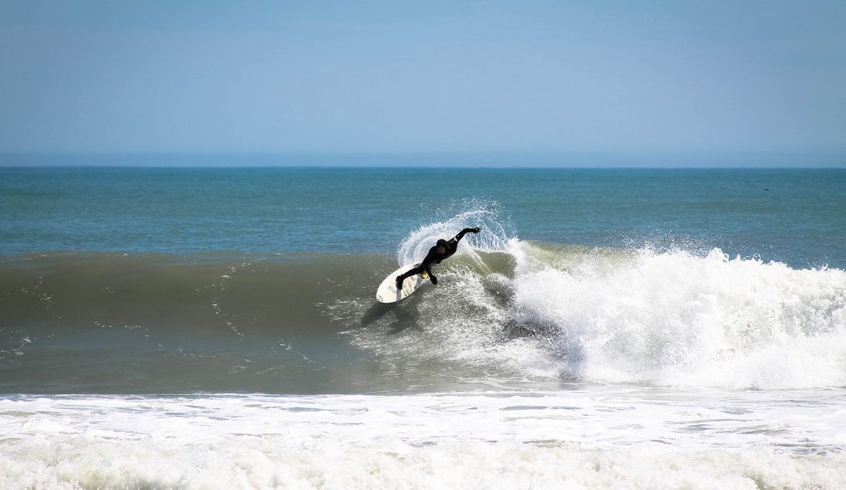 Even at 16, Quentin Turko has a mean backside man-turn. Photo: John Streit