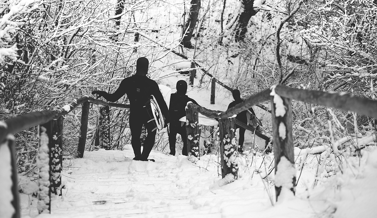 Snow warriors. Photo: <a href=\"https://www.facebook.com/balticsurfscapes\" target=\"_blank\">Facebook</a>