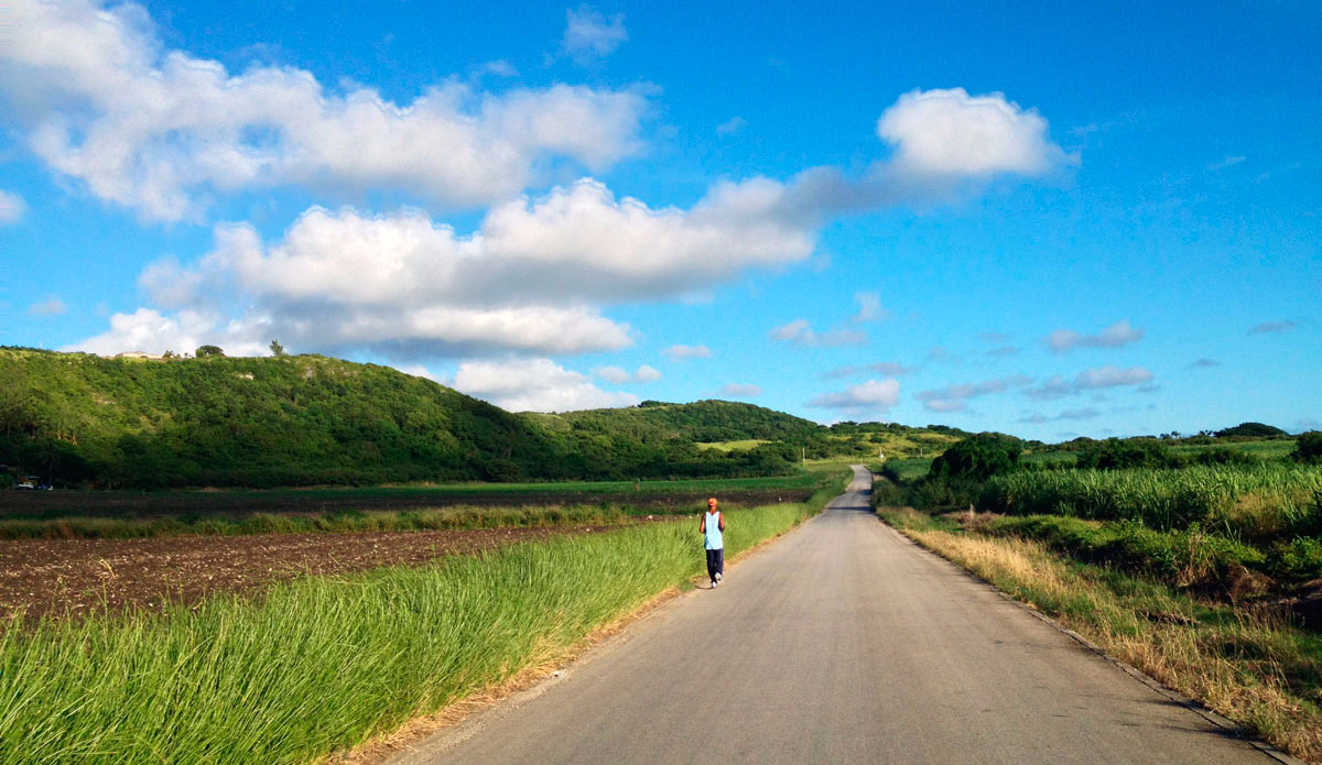 Bajan runner through the countryside. Photo: <a href=\"https://instagram.com/lucasmurnaghan/\"> Lucas Murnaghan</a>