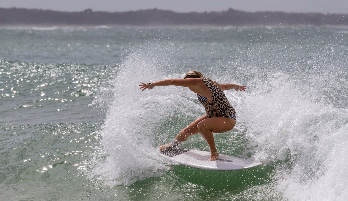 Dimity Stoyle getting a few laps in before the start of the contest season. Photo: <a href=\"http://www.narrowpathmedia.com.au/#1\"> Andrew Carruthers</a>