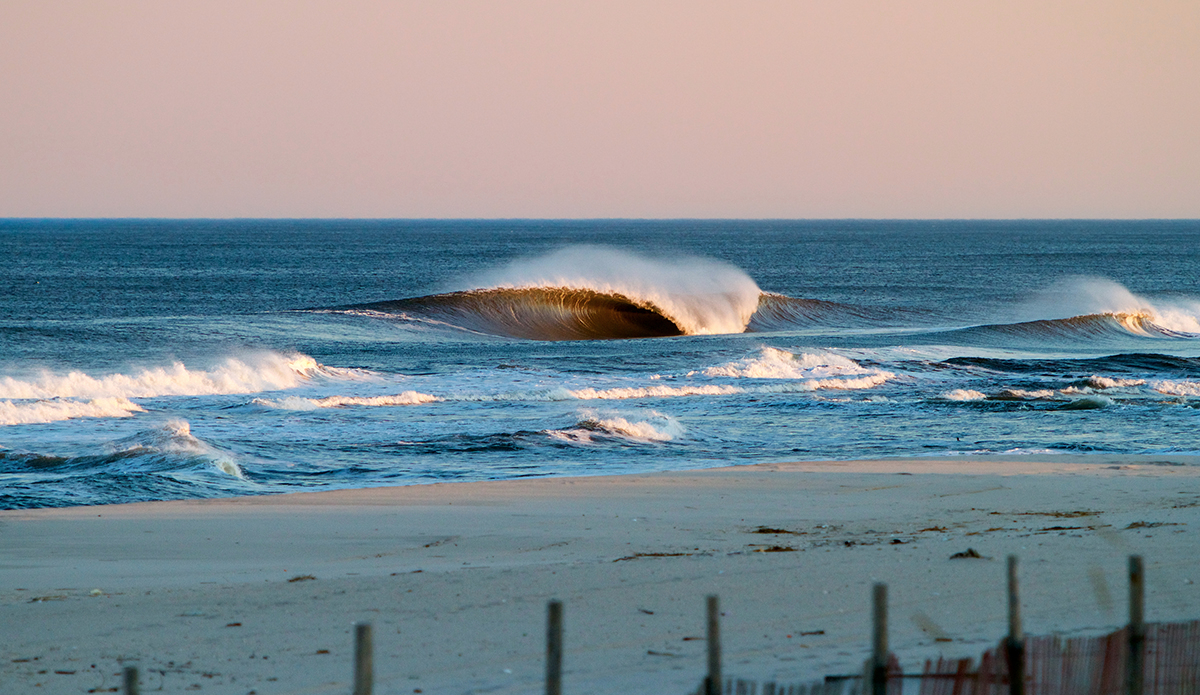 Searched for perfect waves to shoot all day all over New Jersey this day. I did score some decent shots but there was nothing comparable to this shot that I took here at home as I walked up my street to give it one more glance before walking in my door. Photo: <a href=\"http://bencurriephoto.zenfolio.com/\">Ben Currie</a>