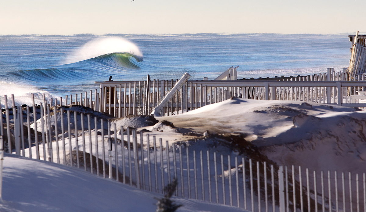 The best time to surf and/or shoot here in New Jersey has always been in the winter because of the consistency of surf. This shot is from January 4, 2014: the coldest day of the season. Photo: <a href=\"http://bencurriephoto.zenfolio.com/\">Ben Currie</a>