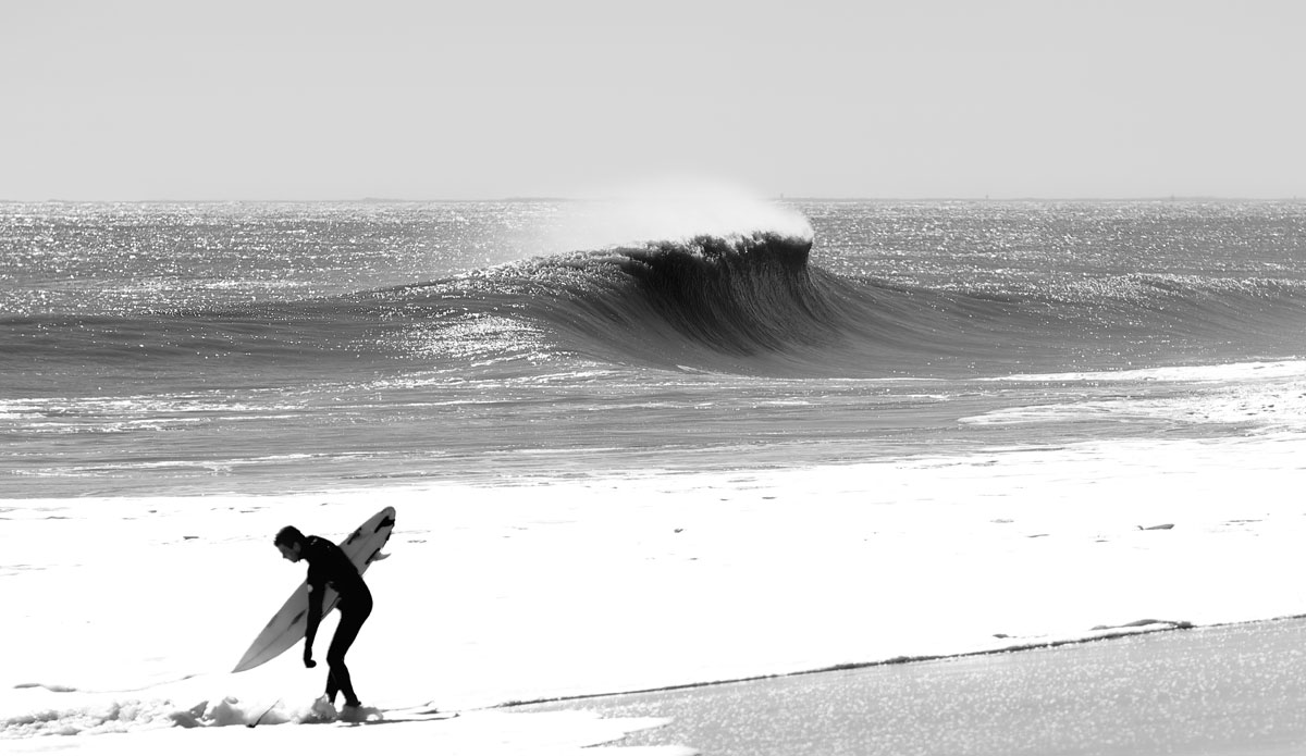 Took this photo last year down in Cape May around March and was just starting to submit my pics to ESM and Surfline. Nobody wanted it, but it ended up getting picked by Jared Muscat for Surfline\'s Monthly User Submitted Photo Contest. Jared is the one who has been responsible for giving me a name in surf photography. I couldn\'t be more thankful to have met such an awesome person who really has an extreme passion for everything surfing stands for. Photo: <a href=\"http://bencurriephoto.zenfolio.com/\">Ben Currie</a>