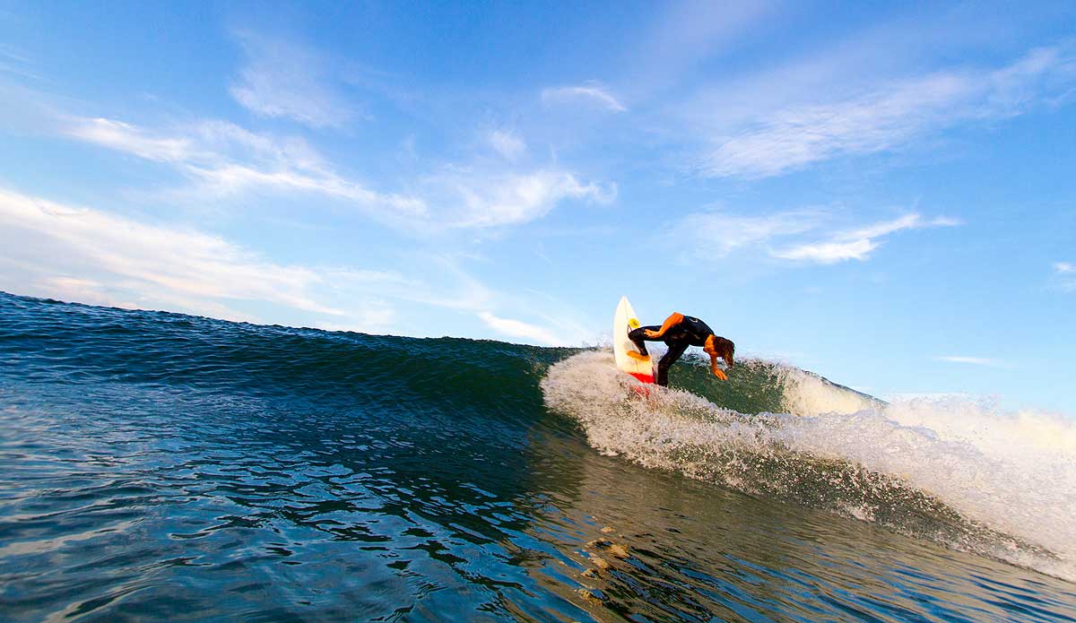 I watched Clay as a grom grow up surfing the Casino Pier and it\'s so awesome to be shooting him now 20 years later. Photo: <a href=\"http://bencurriephoto.zenfolio.com/\">Ben Currie</a>