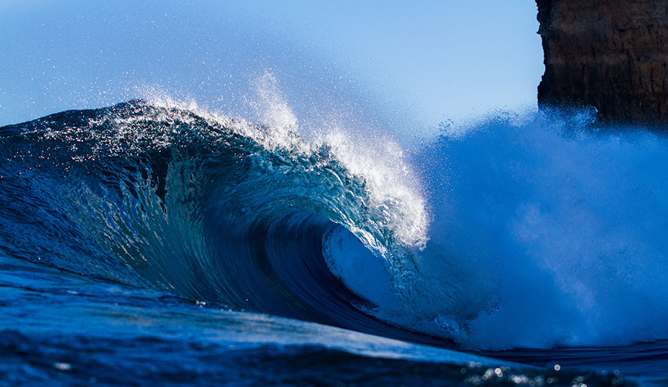 To surf this wave you have to scale down a great cliff face and paddle out through one of the trickiest key holes I’ve experienced. It’s usually worth it.  Photo: <a href=\"http://www.benleephoto.com.au/home/\">Ben Lee</a>