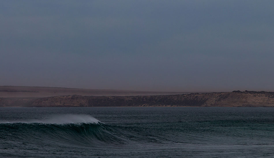 This day was crazy offshore winds and dust storms. I took this before we drove 25 hours home. Photo: <a href=\"http://www.benleephoto.com.au/home/\">Ben Lee</a>