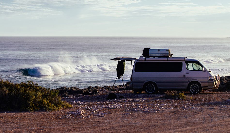 A now well documented wave and my good friend Jimmy’s van. He is spending 2013 traveling Australia and awakening to views like this. Photo: <a href=\"http://www.benleephoto.com.au/home/\">Ben Lee</a>