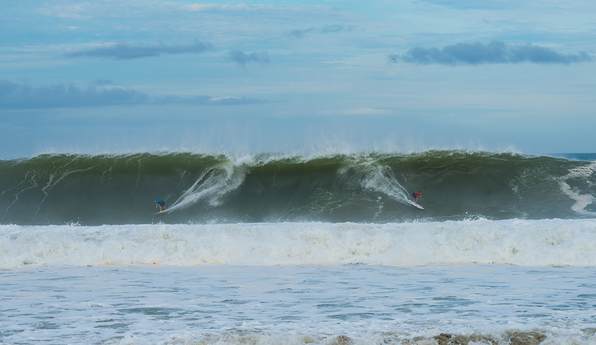 A monstrous split peak at Puerto. Photo: Maria Fernanda