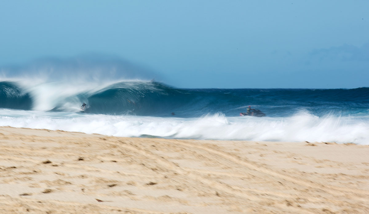 Everything\'s a blur on the North Shore. Photo: Dan Bielich