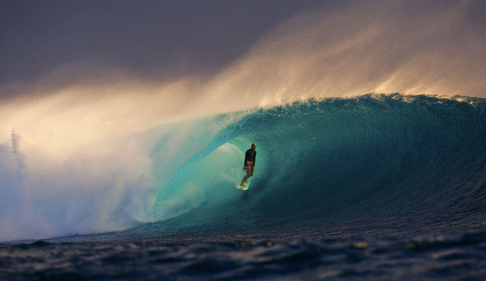 I had not been to Fiji for many years and this was a pretty different trip as I didn\'t stay in the action packed islands, namely Namotu or Tavarua. Instead, I was on a small, rocky boat stationed near the judging tower at Cloudbreak. We got to see when it turned on out there. This shot is a result of that boat and a little knowledge knowing that late this day would be good. Here, Nat Young, Rookie of the Year stole the wave of the afternoon and gave me one of my favorite photos to date. Photo: <a title=\"Nate Smith Surf Photos\" href=\"http://www.natesmithphoto.com/\" target=\"_blank\">Nate Smith</a> from <a href=\"http://www.theinertia.com/surf/highlights-from-the-weirdest-year-ever/\" target=\"_blank\">Highlights from the Weirdest Year Ever</a>
