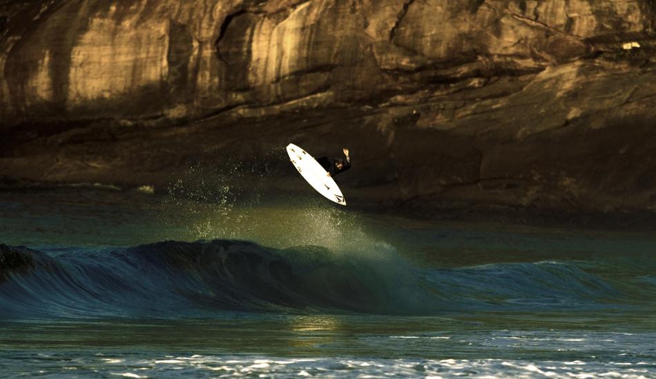 We spent some days waking up early and putting the jet ski in the water for some tow-outs. Had some great results with these sessions, this is one of them. Marcelo Trekinho in São Conrando. Image: <a href=\"http://www.luizblanco.com/Home.html\" target=\"_blank\">Blanco</a>