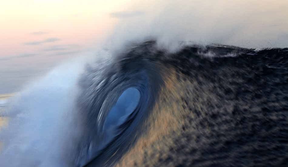 Teahupoo barrel. Not the thickest, but beautiful. Image: <a href=\"http://www.luizblanco.com/Home.html\" target=\"_blank\">Blanco</a>