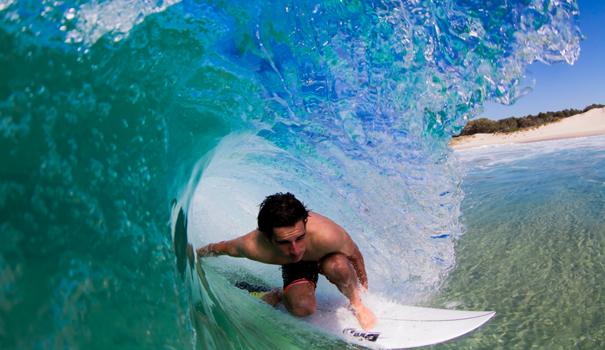 Kye Engel, Finding perfection in front of the sand dune, Forster NSW .Photo: <a href=\"http://brentonderooy.com/\">Brenton de Rooy</a>