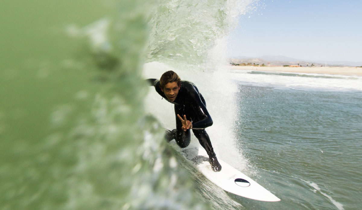 Hunter Martinez cruising somewhere in Central California. Photo: <a href=\"http://www.kincaidcliffordphotography.com/\"> Brian Clifford</a>