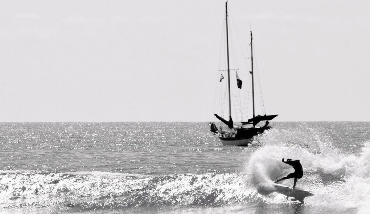 Taj Burrow - pirate booty. Trestles, CA. Photo: <a href=\"http://cargocollective.com/brigidlallyphotography\">Brigid Lally</a>