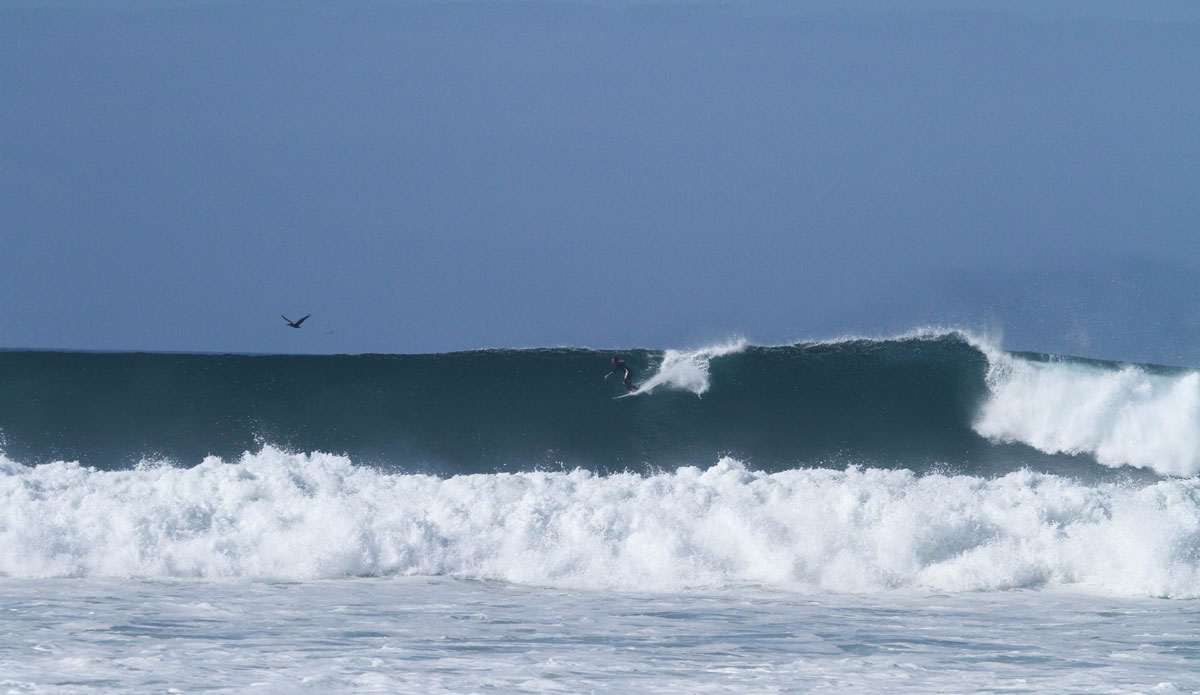 Mike Parsons. Little board, big wave. Photo: <a href=\"http://www.tylerbrundage.com/\" target=\"_blank\">Tyler Brundage</a>