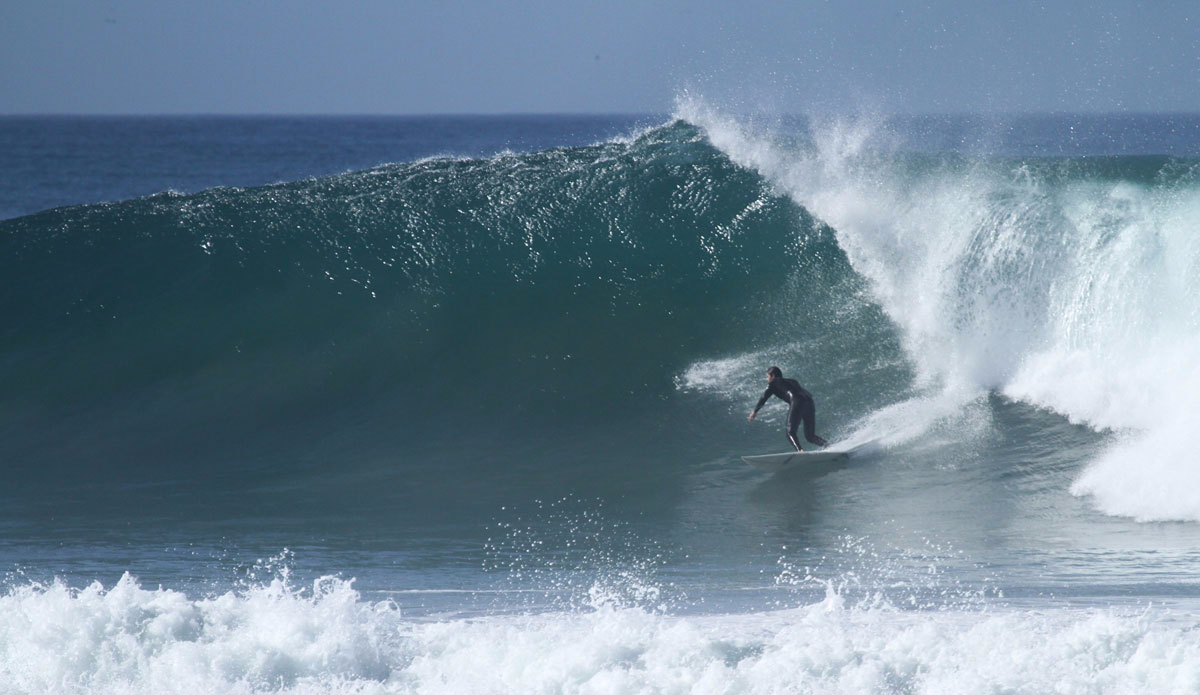 Sutton Morgan setting up on a bomb. Photo: <a href=\"http://www.tylerbrundage.com/\" target=\"_blank\">Tyler Brundage</a>