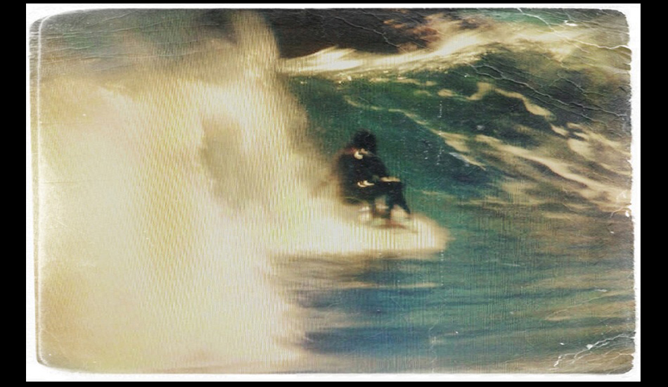 Jared Aufrichtig riding an Albacore Sea Glass, Backside Toe-Rail 360. Frame Grab: <a href=\"http://www.mparrisproductions.co.za\">MParrisproductions</a>