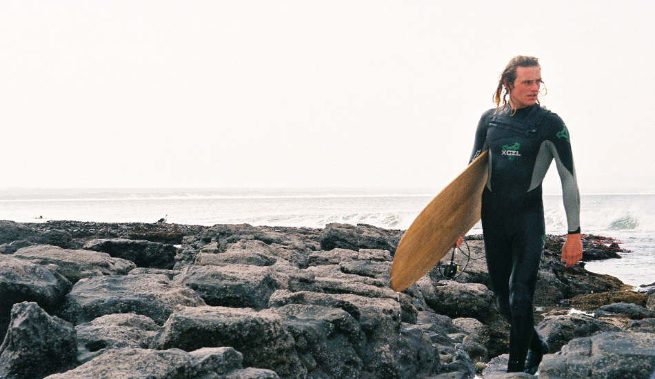 Steven Sawyer, J Bay Open Alaia Session, Jeffreys Bay 2013. His dad helped Derek shape most of the earlier free friction surfboards.  Photo: <a href=\"http://expressionsaufrichtig.tumblr.com\">Jared Aufrichtig</a>