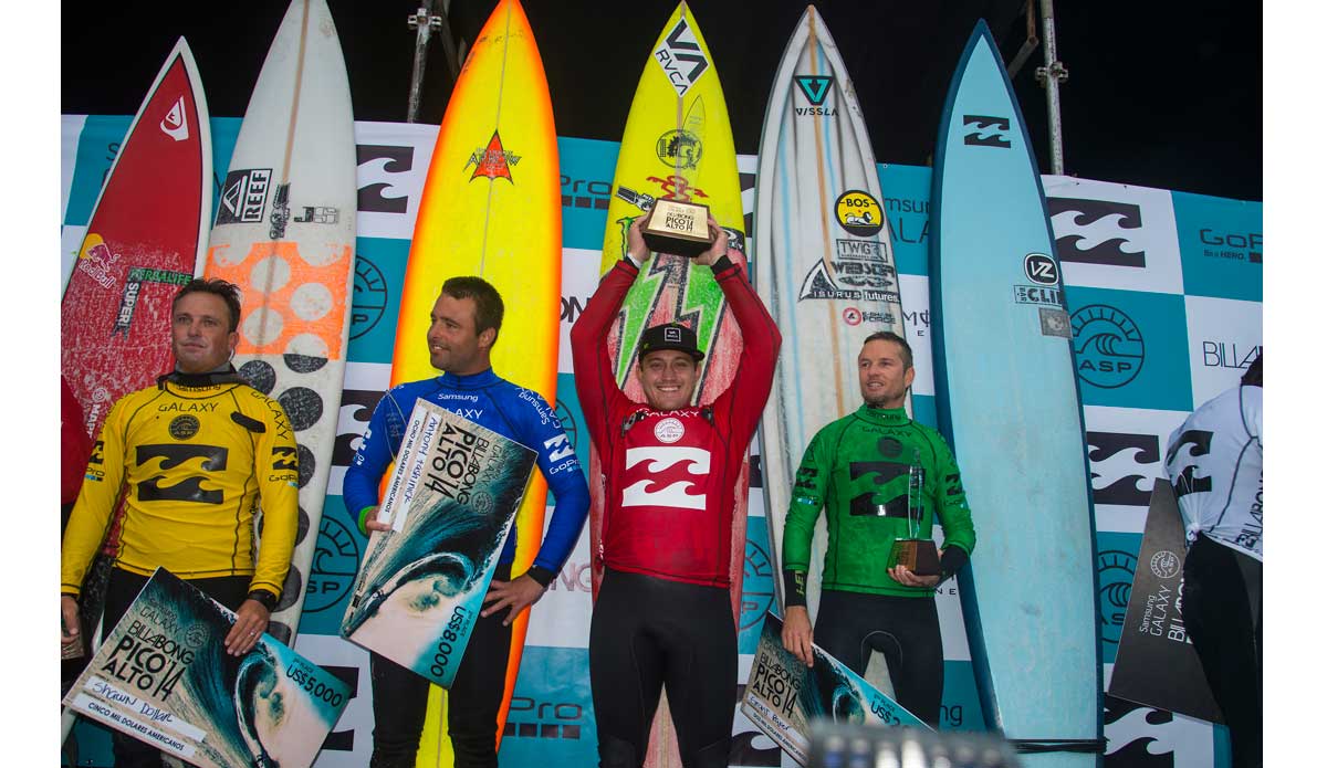 Winner of the Billabong Pico Alto, Makua Rothman, from Hawaii. Photo: <a href=\"http://www.aspworldtour.com/\">ASP | Robertson</a>