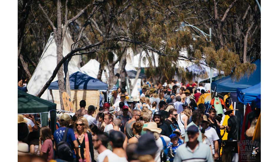 The Byron Bay Surf Festival in full swing. Photo: <a href=\"http://www.byronbaysurffestival.com/\">Ming Nomchong</a>