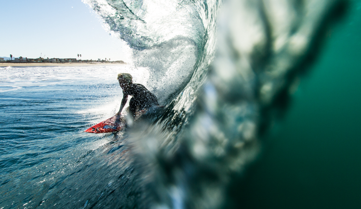 Christmas came early for grom Tommy Mckeown. Photo: <a href=\"http://www.kincaidcliffordphotography.com/\"> Brian Clifford</a>