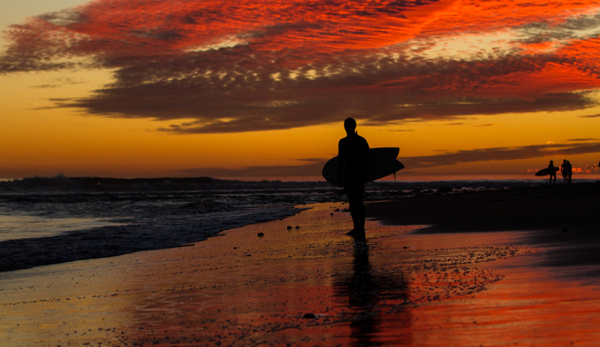 Johnny Elsaesser taking in a beautiful sunset in Santa Barbara. Photo: <a href=\"http://www.kincaidcliffordphotography.com/\"> Brian Clifford</a>