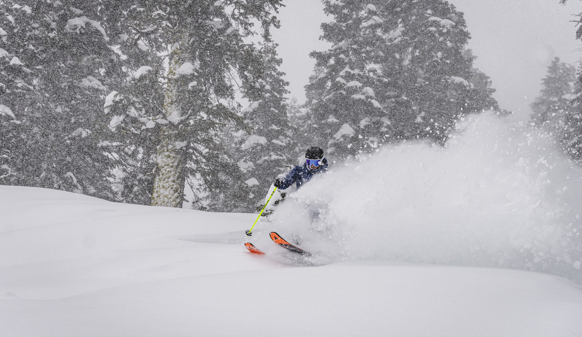 There she is! Photo: Palisades Tahoe//Jeff Engerbretson