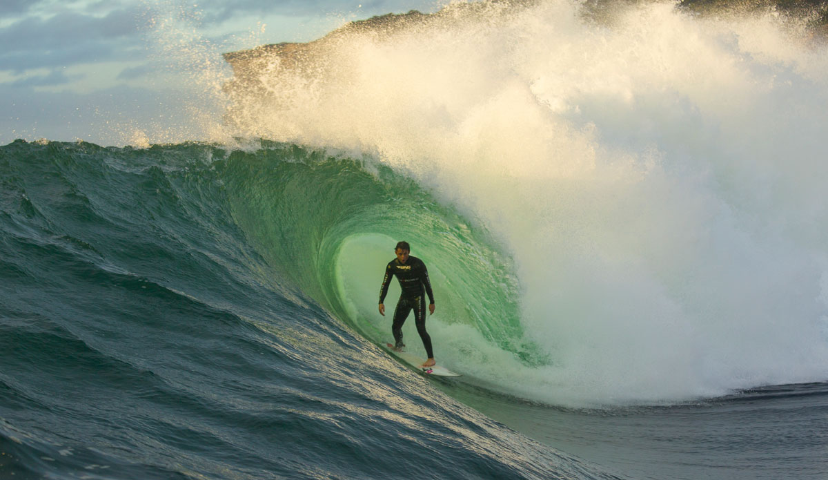 Jesse Pollock, standing tall. Photo: <a href=\"http://www.redbullcapefear.com/\"> Red Bull</a>