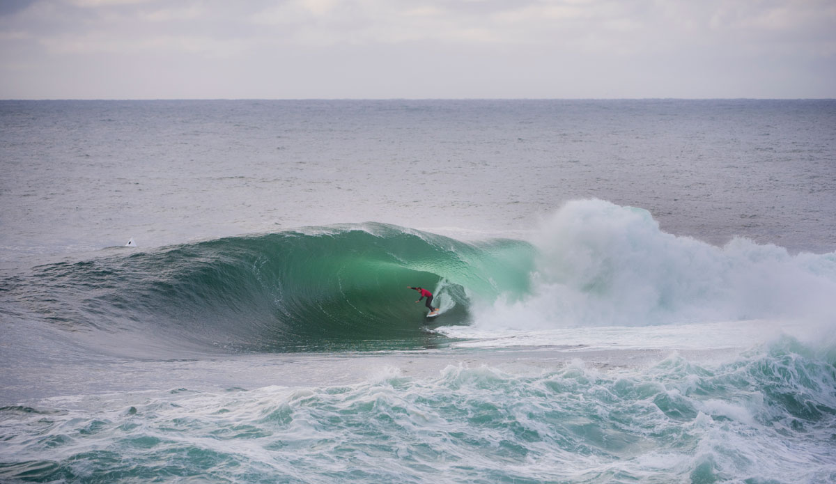 Ryan Hipwood on a sucking one. Photo: <a href=\"http://www.redbullcapefear.com/\"> Red Bull</a>