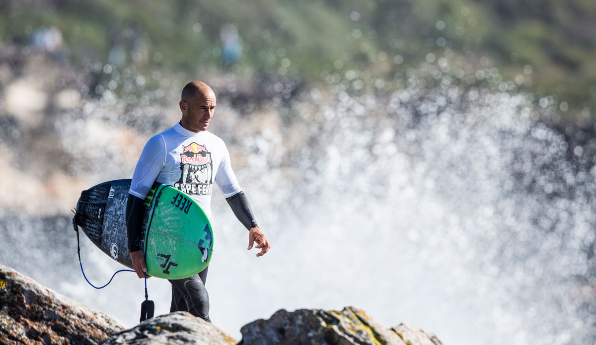 Shane Dorian\'s walk out. Photo: <a href=\"http://www.redbullcapefear.com/\"> Red Bull</a>