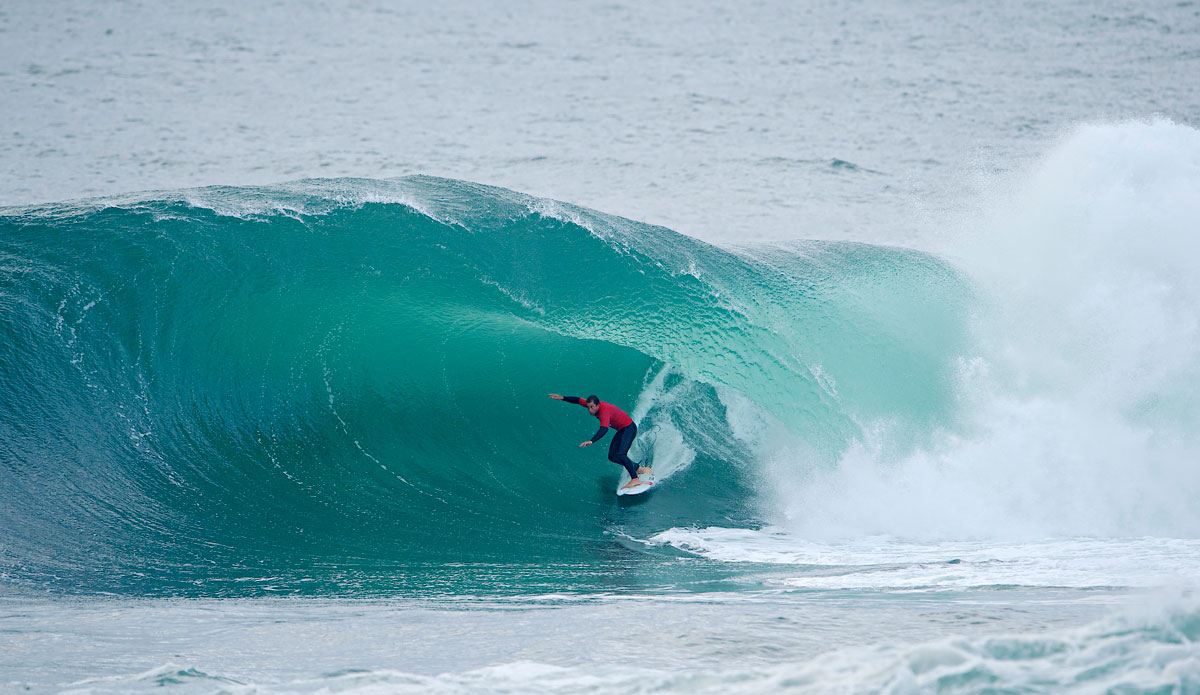 Ryan Hipwood on an insanely thick one. Photo: <a href=\"http://www.redbullcapefear.com/\"> Red Bull</a>