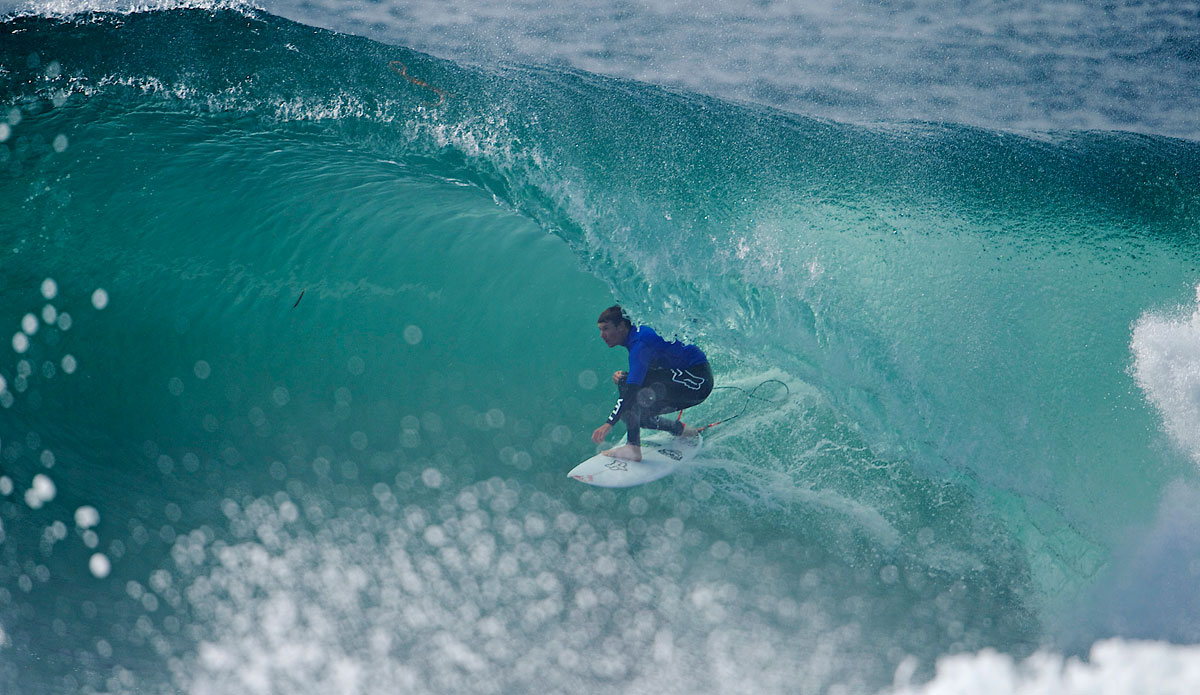 Ian Walsh setting a line. Photo: <a href=\"http://www.redbullcapefear.com/\"> Red Bull</a>