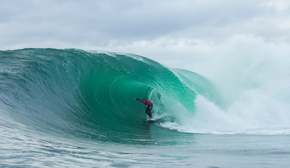 Ryan Hipwood, right where he wants to be. Photo: <a href=\"http://www.redbullcapefear.com/\"> Red Bull</a>