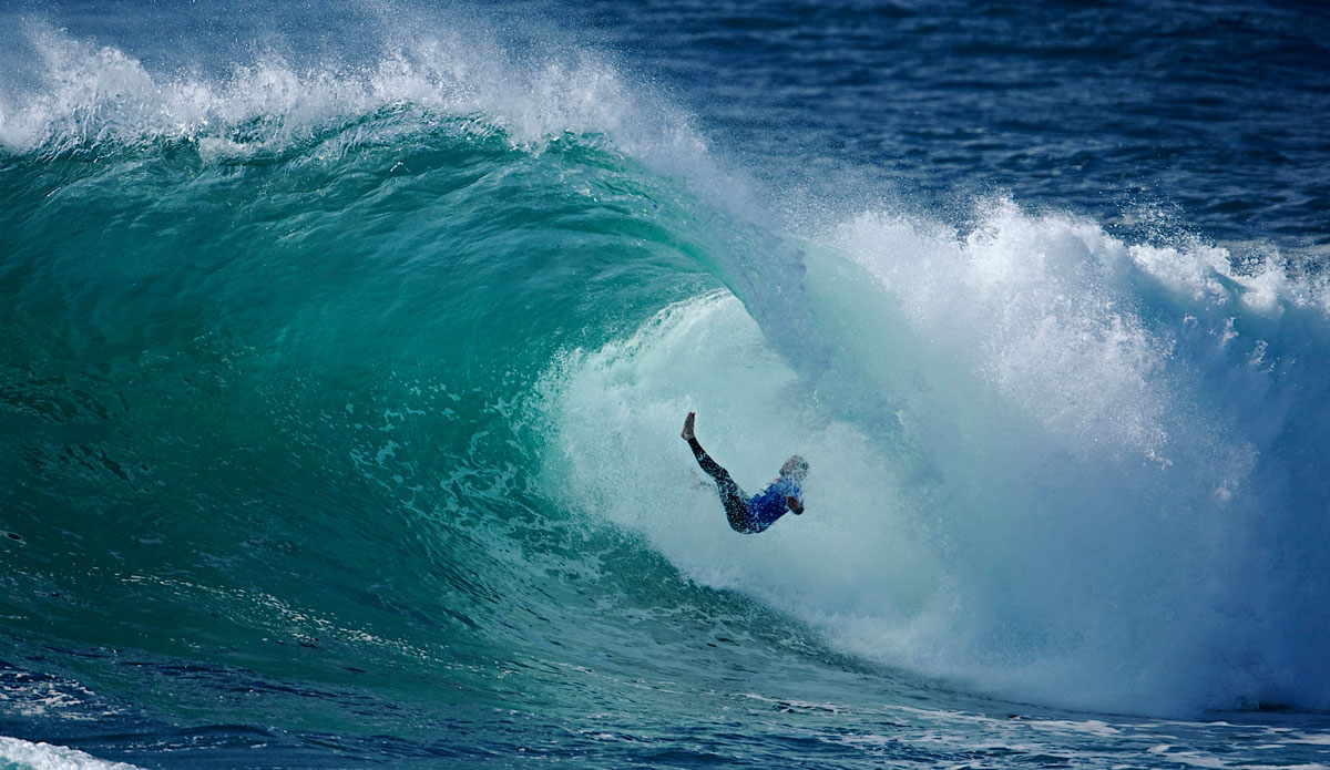 Ritchie VaKulik, not where he wants to be. Photo: <a href=\"http://www.redbullcapefear.com/\"> Red Bull</a>