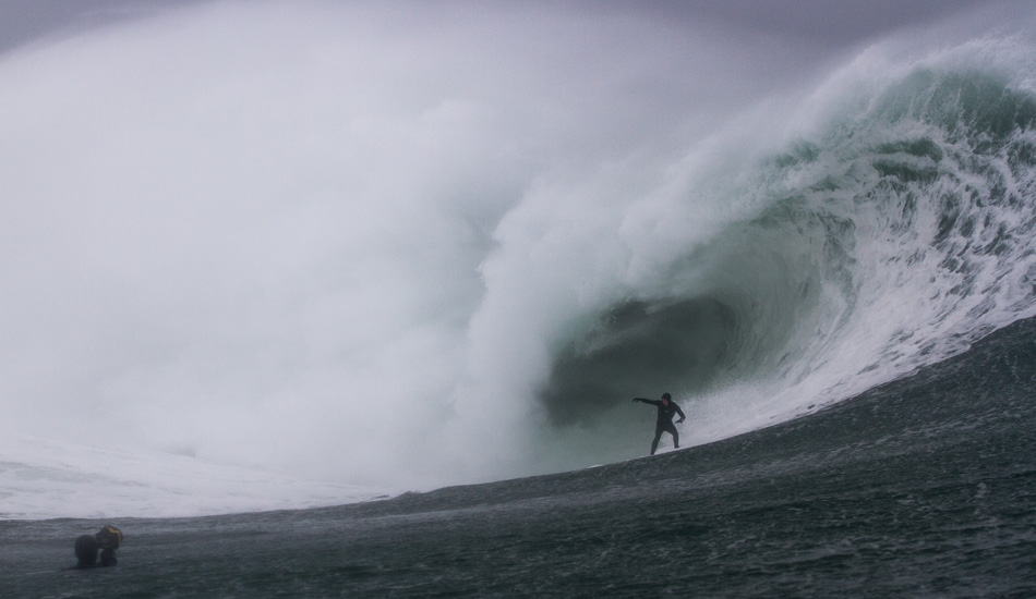 Conor Maguire, finding his line, not getting a second choice. Photo: <a href=\"http://www.cmcleod.com\">Christian McLeod</a>