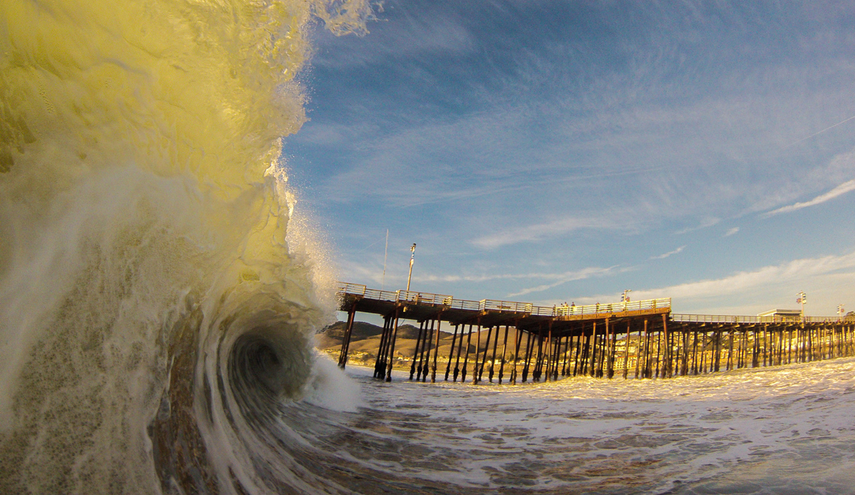 Some days the waves were nothing but mean, sandy closeouts. But fun nonetheless. Photo: <a href=\"http://www.colinrothphoto.com\">Colin Roth</a>