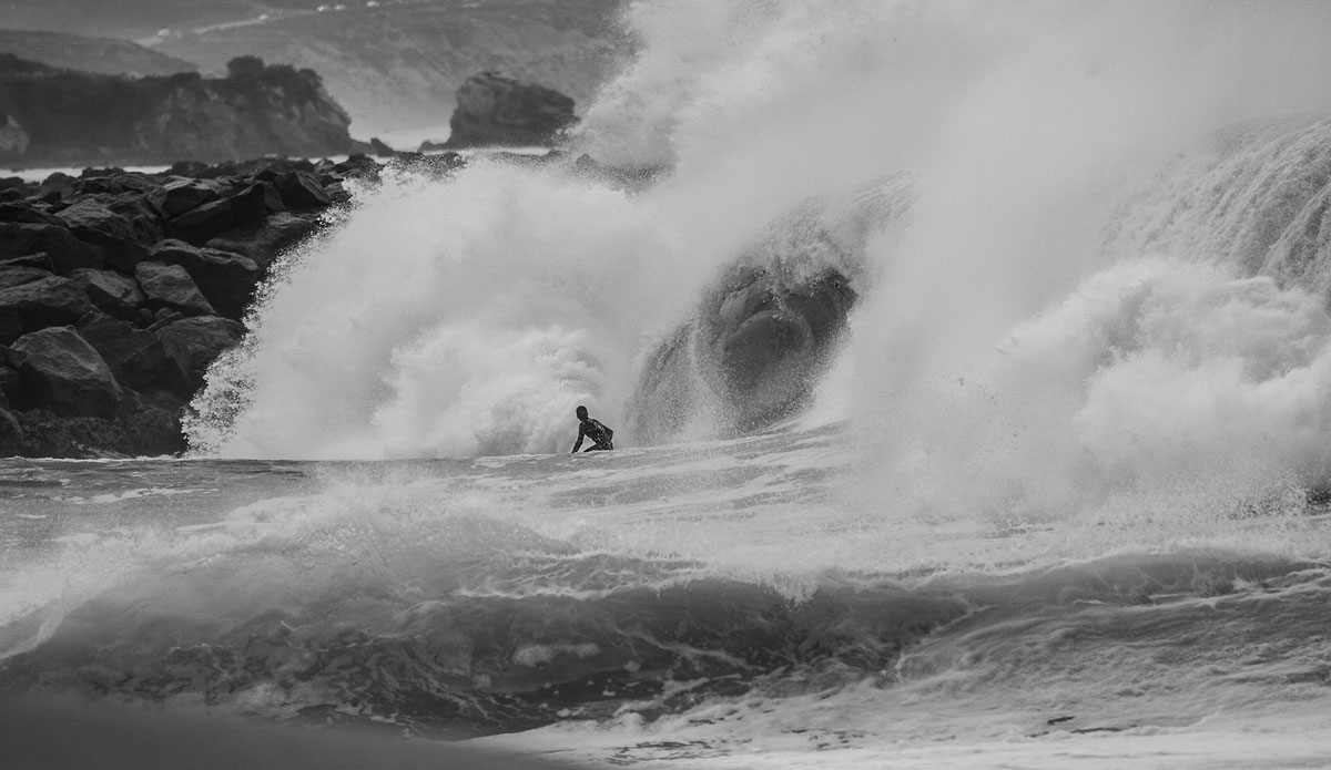 Bobby Okvist outruns a monster. Photo: Corinne Conklin