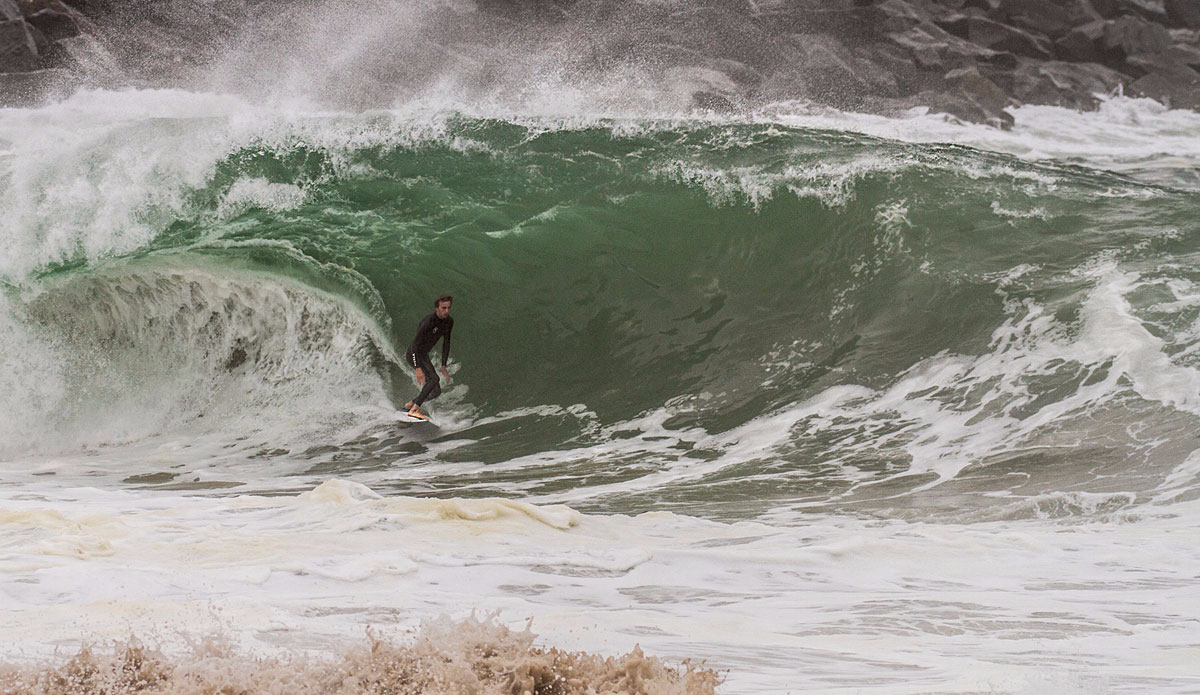 Bobboy Okvist knows this wave better than most. Photo: Corinne Conklin