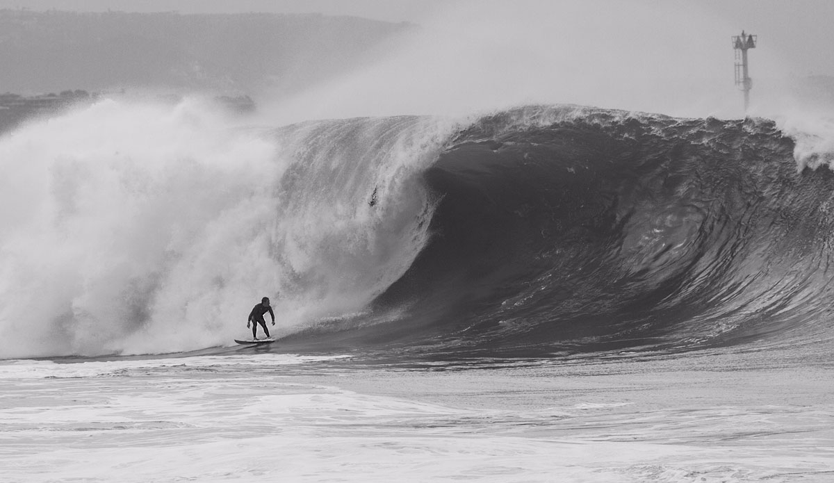 Looking for that elusive makeable Wedge barrel. Photo: Corinne Conklin