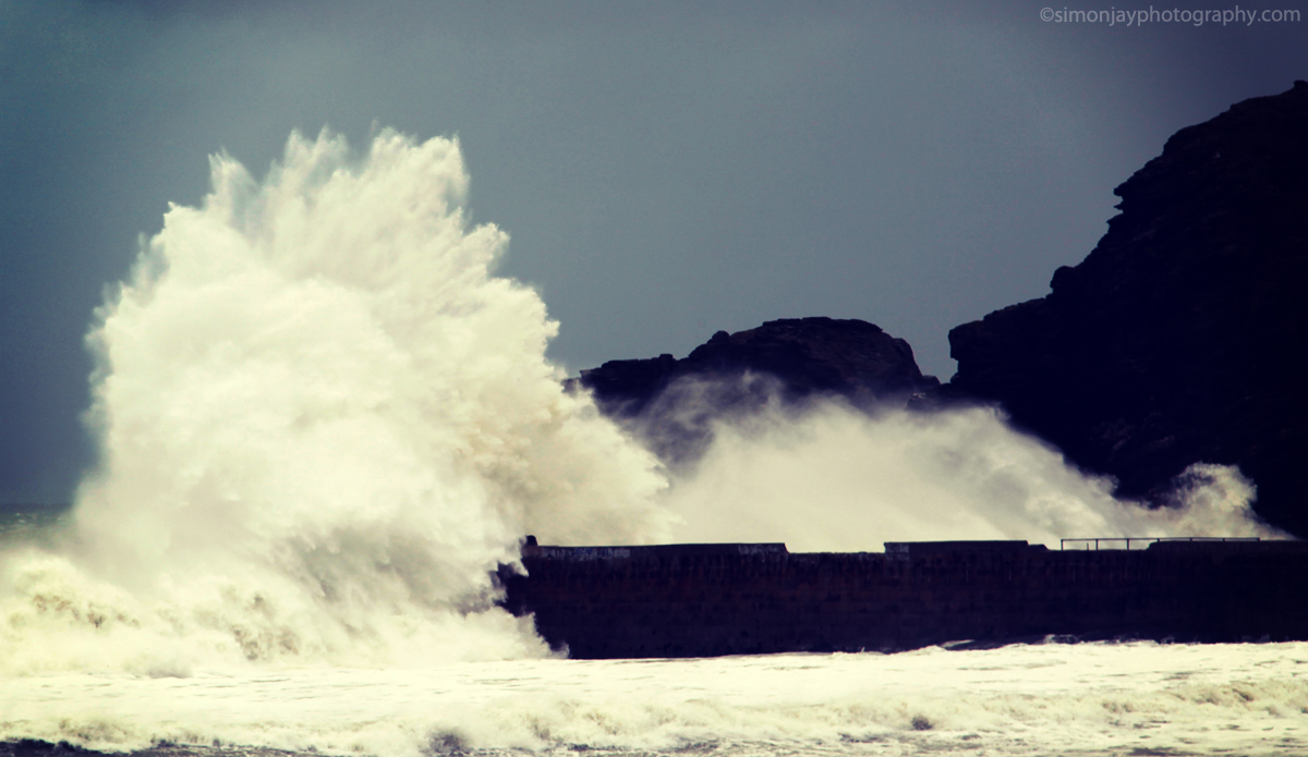 The storms last winter – there were four monster storms in total in pretty quick succession – created the biggest waves that Cornwall has ever seen. Great to watch, great to shoot. Photo: <a href=\"https://plus.google.com/102308141752801627777/posts\"> Simon Rickwood</a>