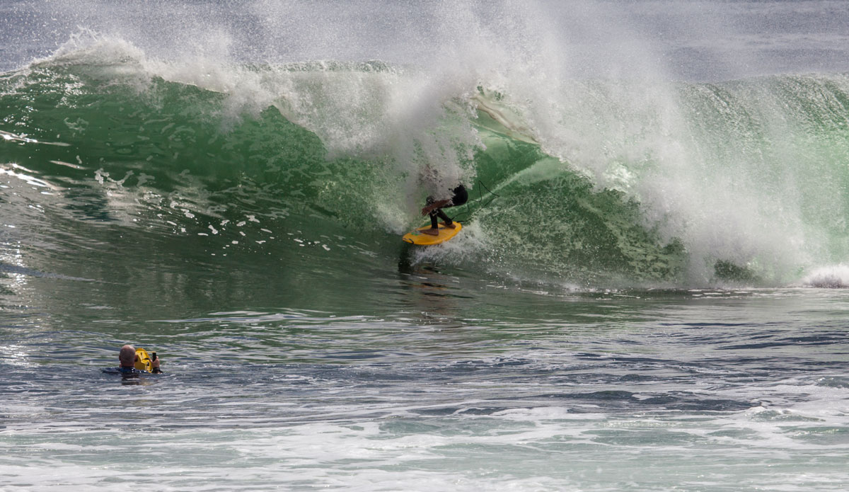 Mike Gleason taking cover in New England.  Photo: <a href=\"http://www.jwdproductions.com/\"> Joey Dwyer</a>