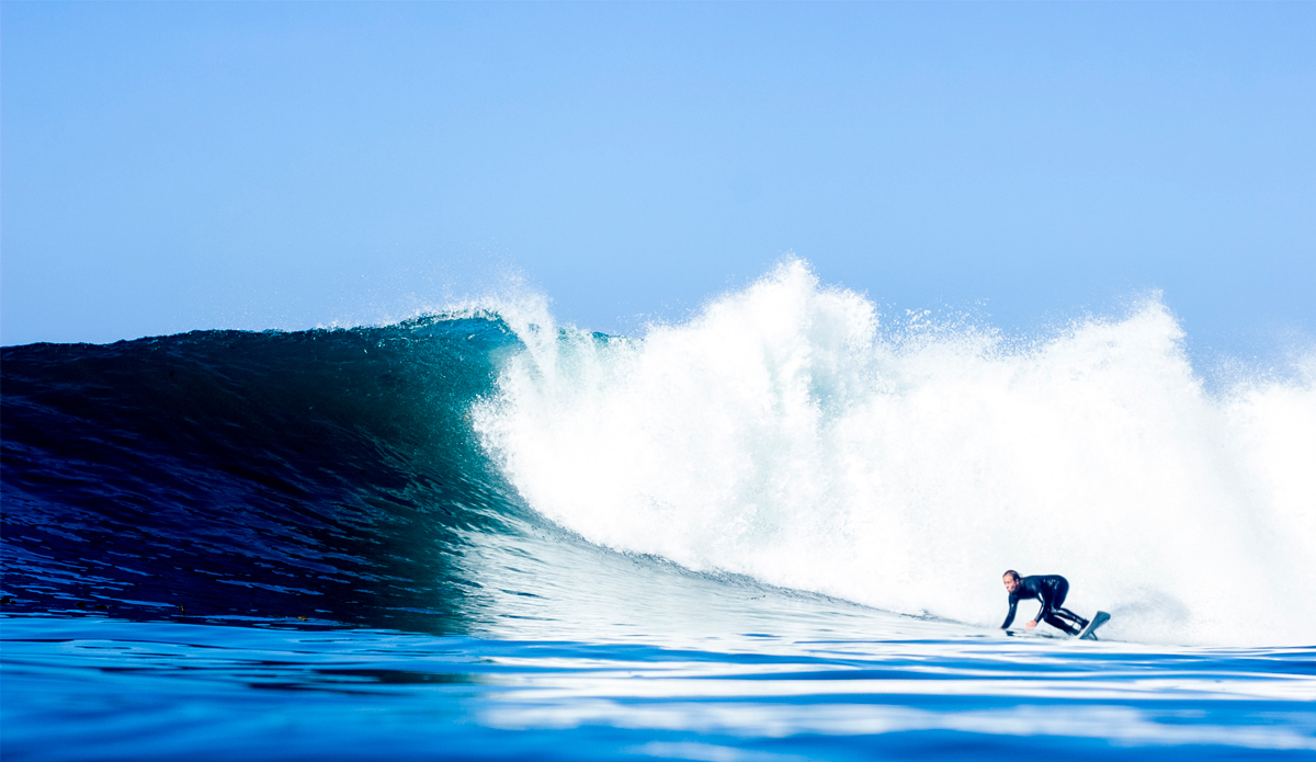 Surfing, it’s the best way to keep Mark positive, healthy, and full of happiness. This is the way he feels every time he hits the lineup, even after all these years. Photo by: Damian Davila