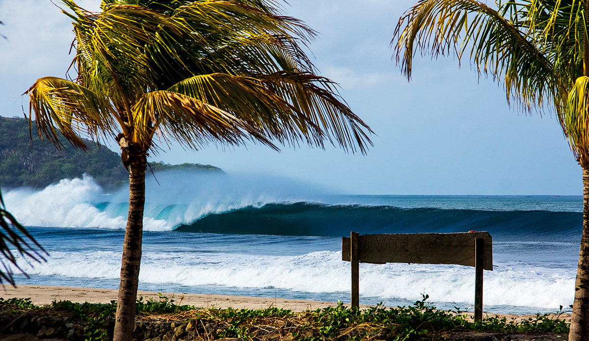 This is somewhere in Central America. A couple of years ago I got the privilege to work with VISSLA for their spring catalog. I got to shoot some of their best riders in some epic surf! Photo By: Damian Davila