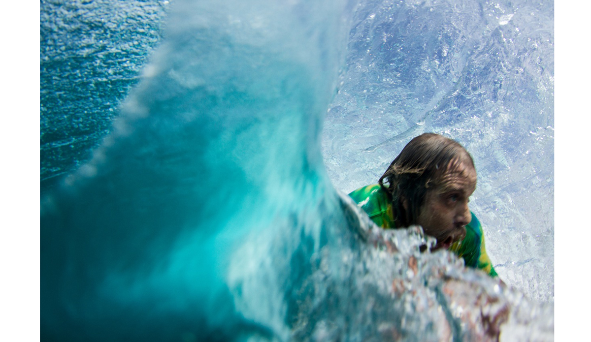 Fun little barrels at the secret spot. Photo: <a href=\"http://islandeyephotography.zenfolio.com/\">Islandeye Photography</a>