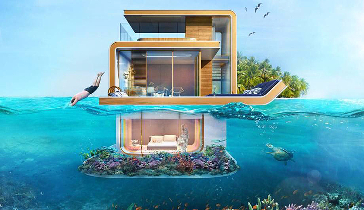 Floating House on the Water