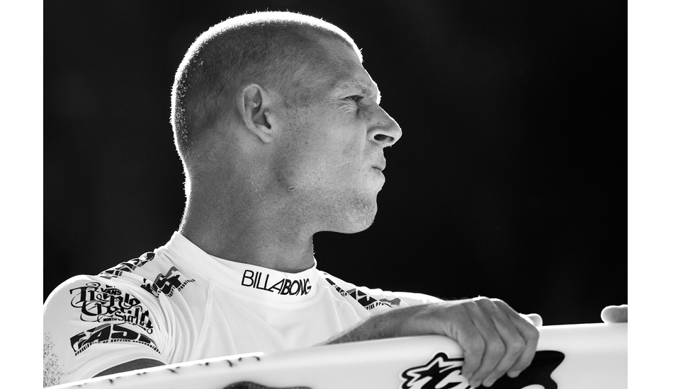 Pensive Mick Fanning. Photo: <a href=\"http://mattdunbar.com.au\">Matt Dunbar</a>